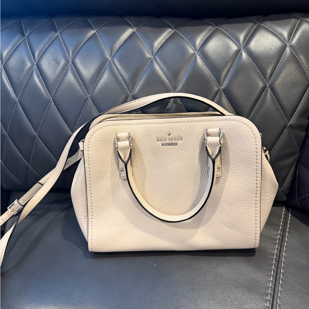 Kate Spade Beige Satchel Bag